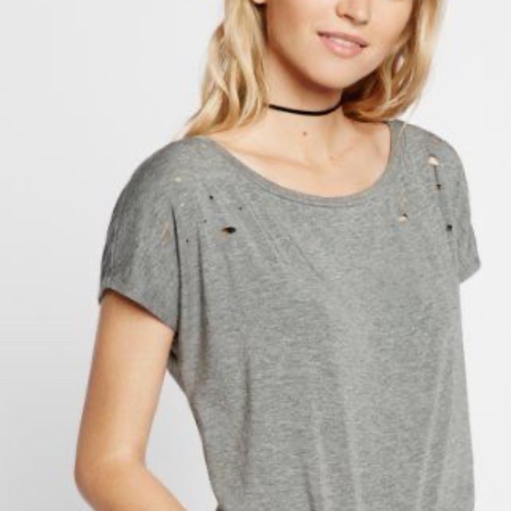 Express Super Soft Distressed T-Shirt